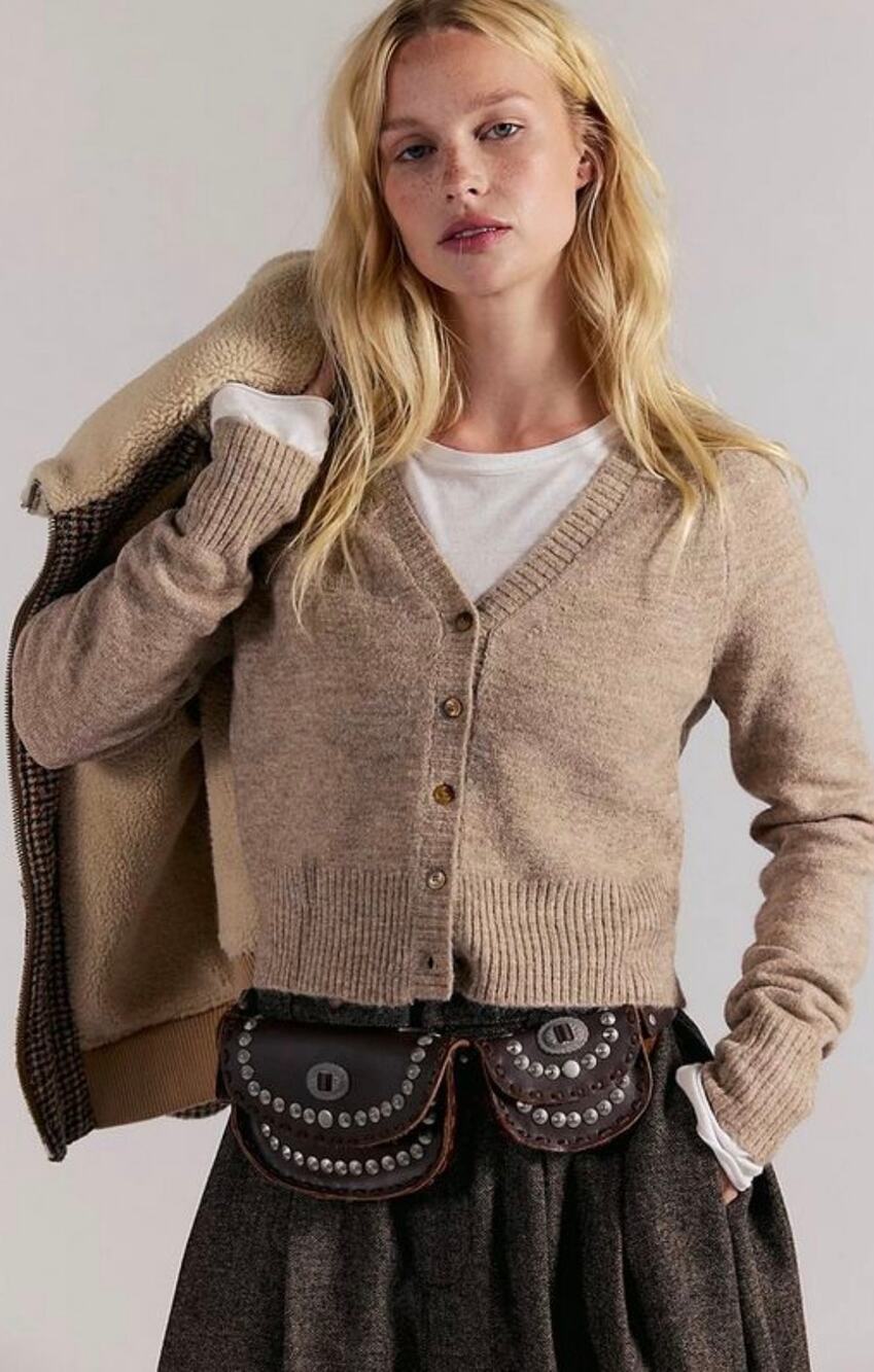 Free People School Girl Cardigan, NWT, size L